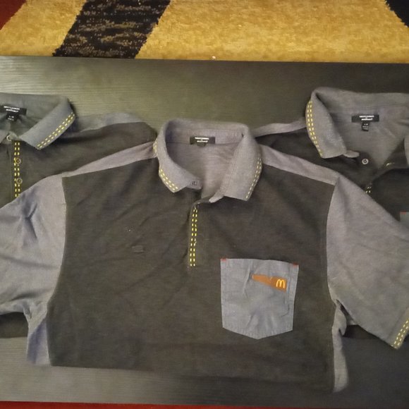 SET OF 3 - McDonald’s Timeless Elements Uniform Shirt - Size L - Picture 6 of 8